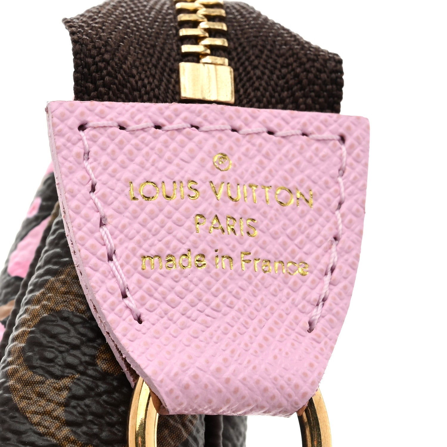 Louis Vuitton Monogram 2021 Christmas Animation Japanese Garden Mini Pochette Accessories Wisteria Pink 6 of 8