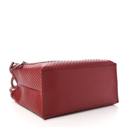 Gucci Soft Microguccissima Large Tote Red 4 of 10