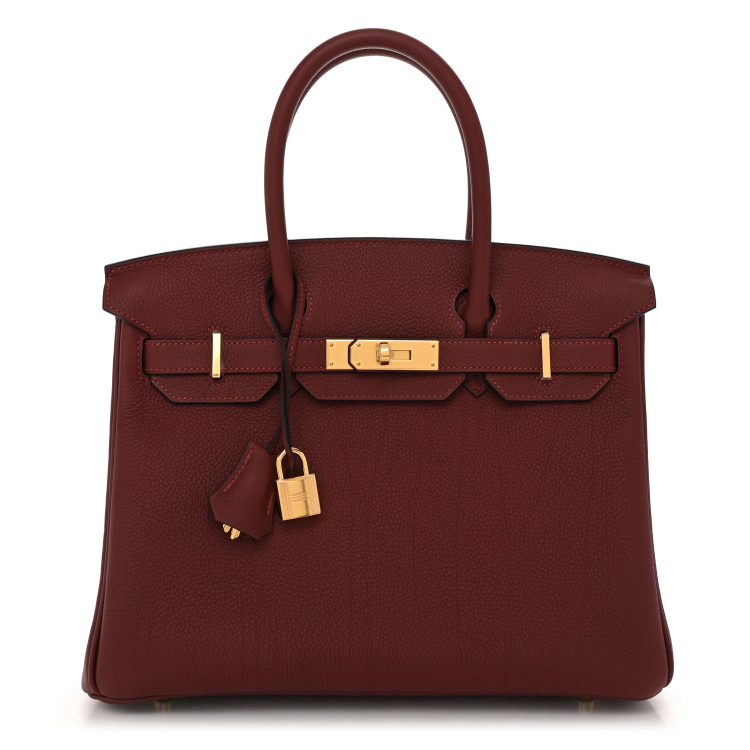 Hermes Togo Birkin 30 Rouge H 1 of 13