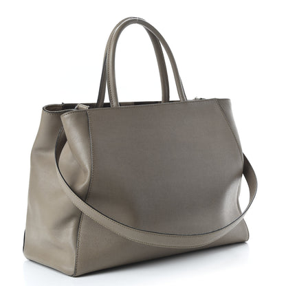 Fendi Vitello Elite Regular 2Jours Tote Tortora 2 of 12