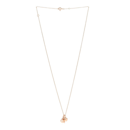 Tiffany 18K Rose Gold Naughty and Nice Pendant Necklace 3 of 6