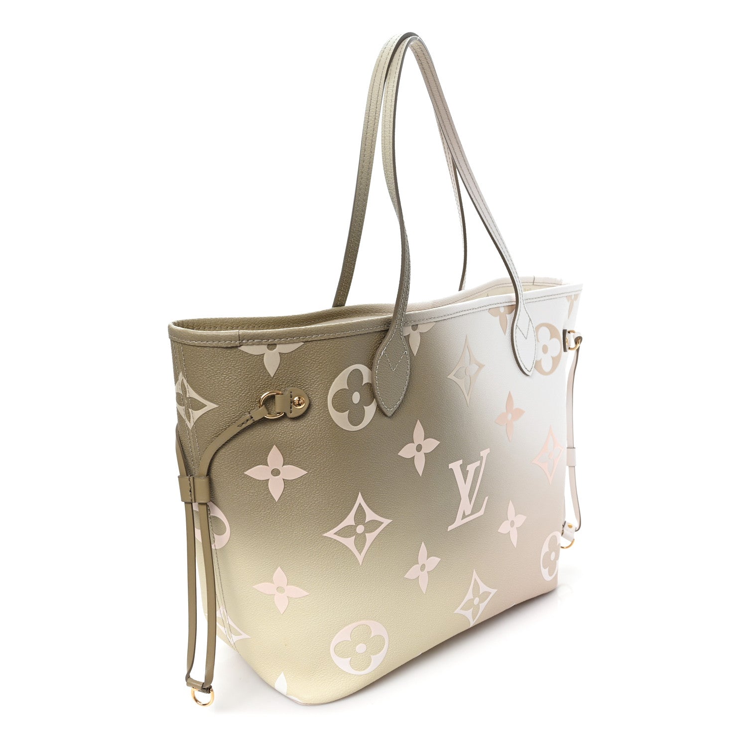Louis Vuitton Monogram Giant Spring In The City Neverfull MM Sunset Kaki 4 of 10