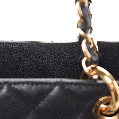 Chanel Caviar Quilted Grand Shopping Tote GST Black 11 of 21