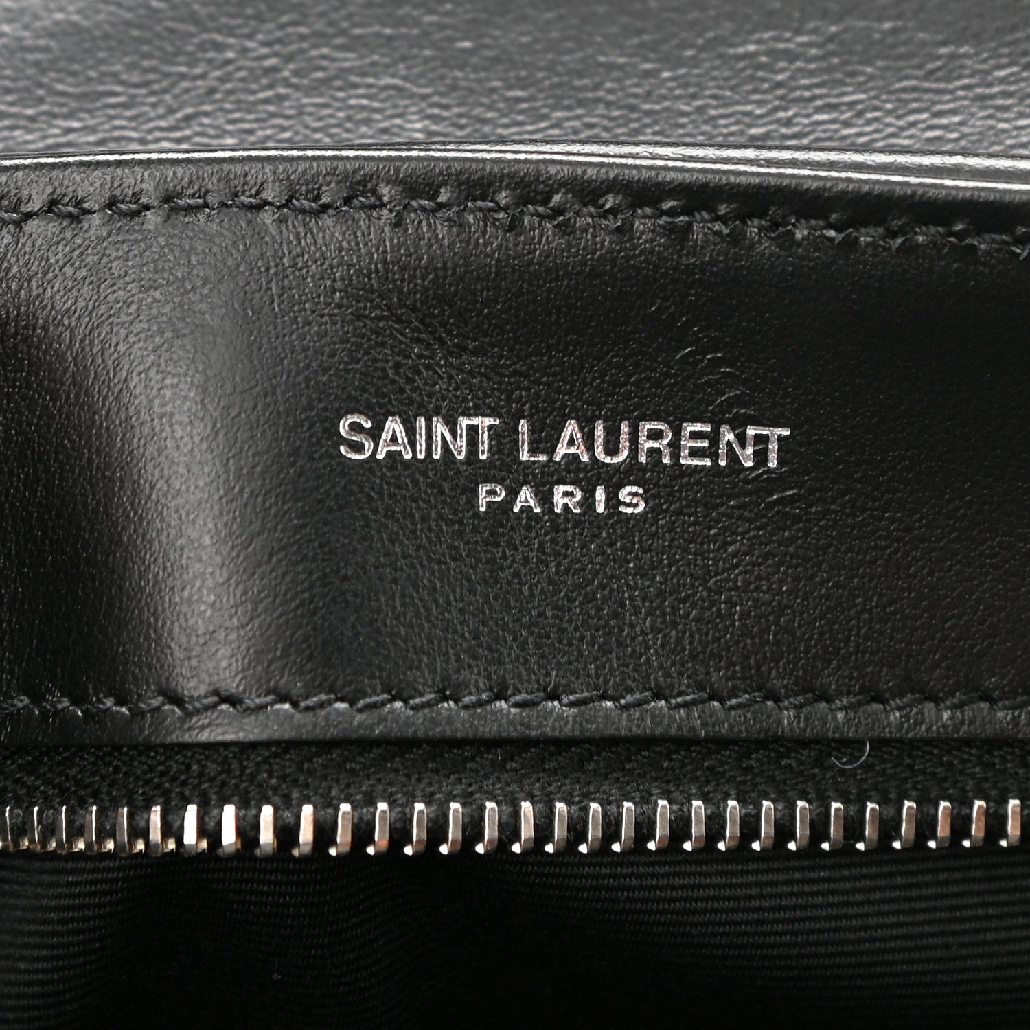 Saint Laurent Calfskin Y Quilted Monogram Toy Loulou Crossbody Bag Black 6 of 9