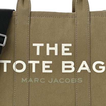 Marc Jacobs Cotton Canvas Medium The Traveler Tote Bag Slate Green 8 of 11