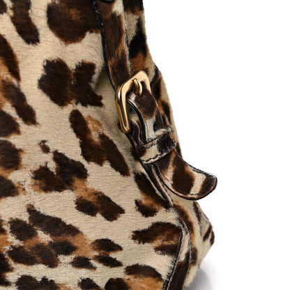 Prada Cavallino Leopard Print Shoulder Bag Avorio 14 of 21