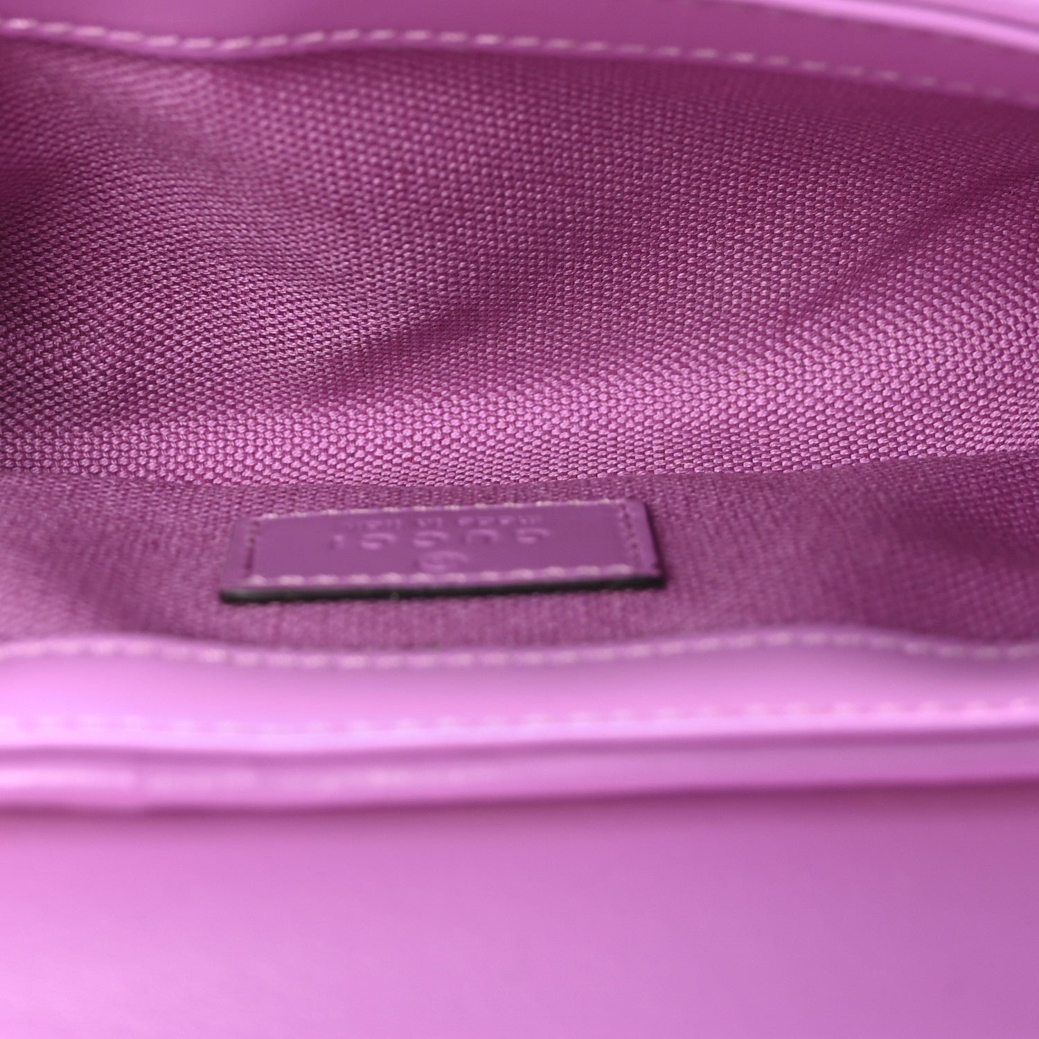 Gucci Monogram Super Mini GG Marmont Shoulder Bag Lilac Yellow 5 of 11