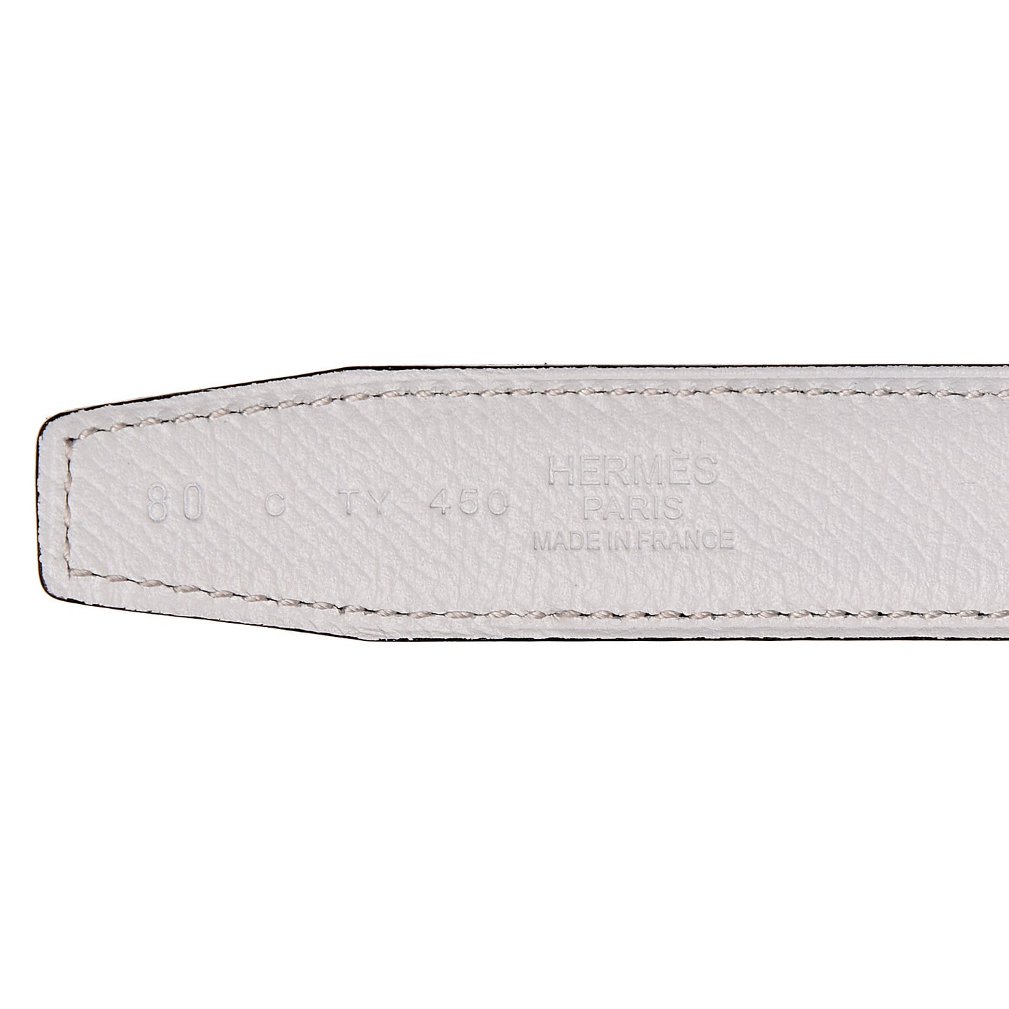 Swift Epsom 24mm Guilloche H Belt 80 Black White