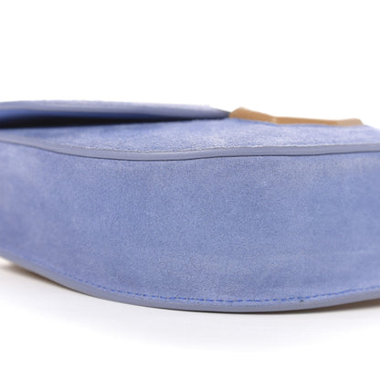 Celine Suede Small Trotteur Porcelain 10 of 12