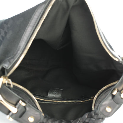 Gucci Monogram Pelham Medium Hobo Black 5 of 10