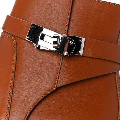Hermes Calfskin Neo Low Boots 38.5 Natural 14 of 17