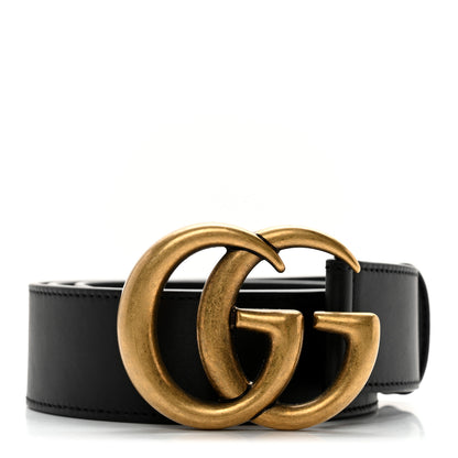 Gucci Calfskin Double G 40mm Belt 80 32 Black 1 of 6