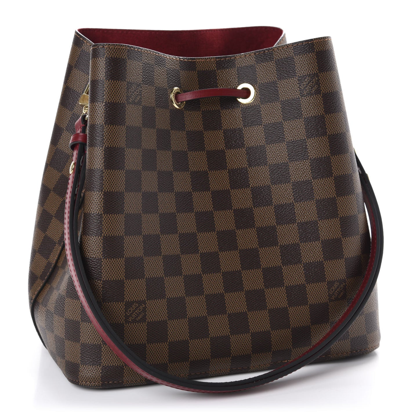 Damier Ebene Neonoe MM Cherry Berry