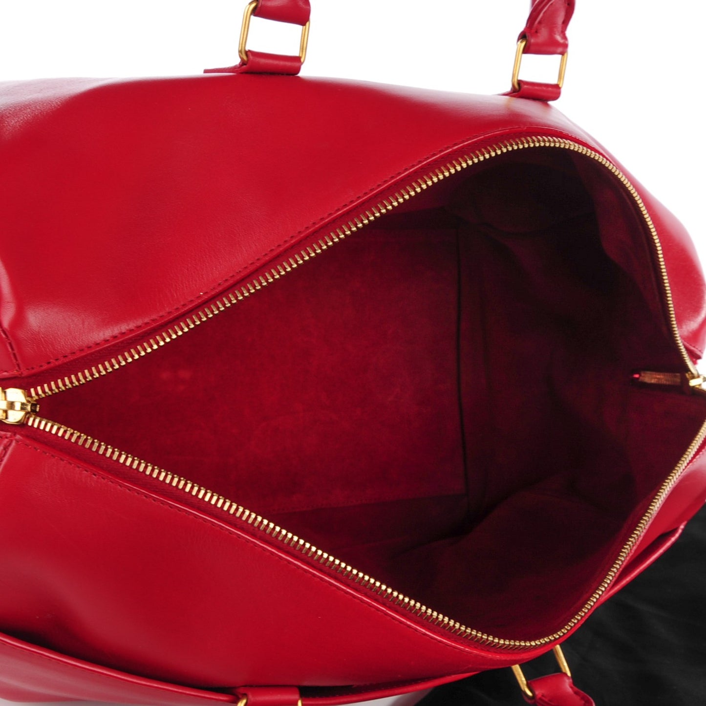 Calfskin Classic Duffle 12 Red
