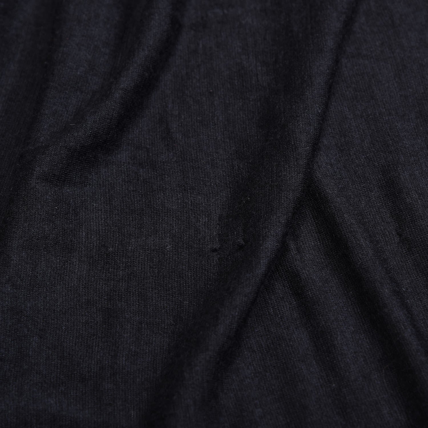 Chanel Cashmere Silk CC Scarf Black 7 of 10