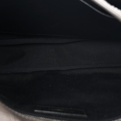 Saint Laurent Crinkled Calfskin Matelasse Monogram Medium Niki Chain Satchel Faggio 5 of 10