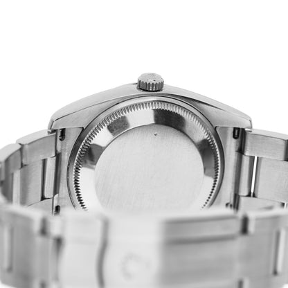 Rolex Stainless Steel 34mm Oyster Perpetual Air-King Watch Pink Index 114200 4 of 5