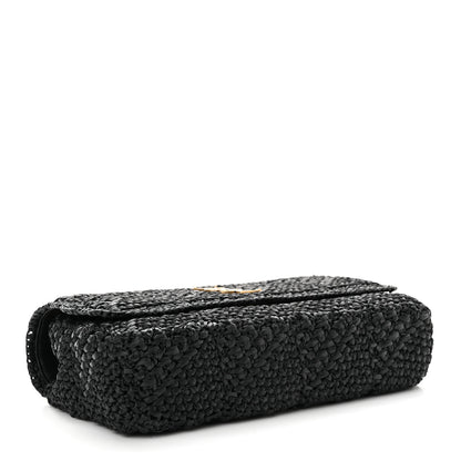 Saint Laurent Raffia Monogram Medium Jamie Black 4 of 11