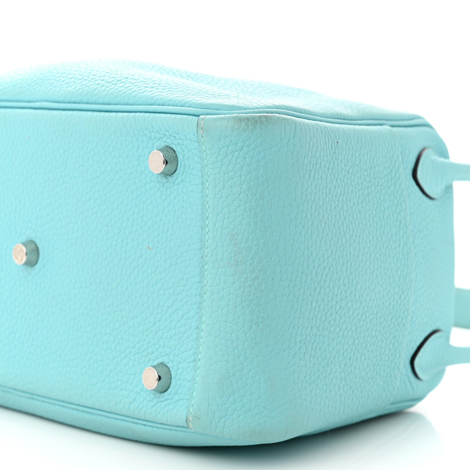 Hermes Taurillon Clemence Lindy 26 Bleu Atoll 10 of 14