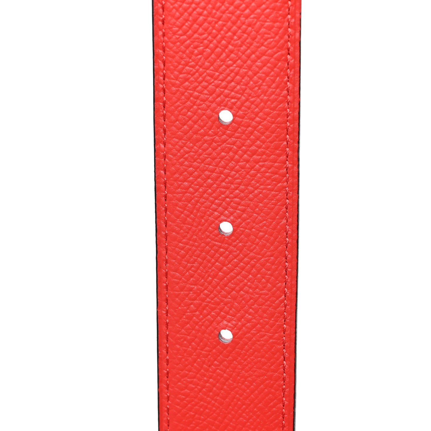 Epsom 32mm Guilloche H Belt 85 34 Rose Confetti Rouge Tomate