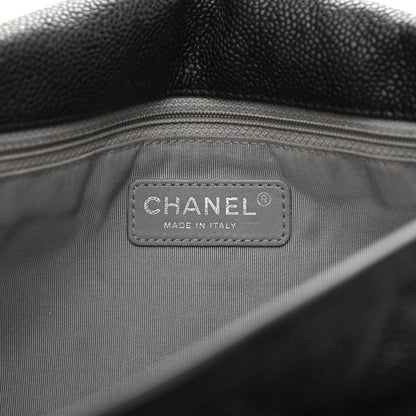 Chanel Caviar Quilted Large French Riviera Flap Black 6 of 12