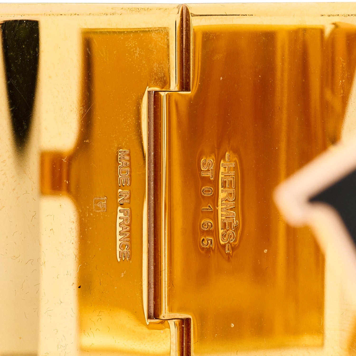 Hermes Enamel Extra Wide Clic Clac H Bracelet PM Black 3 of 4