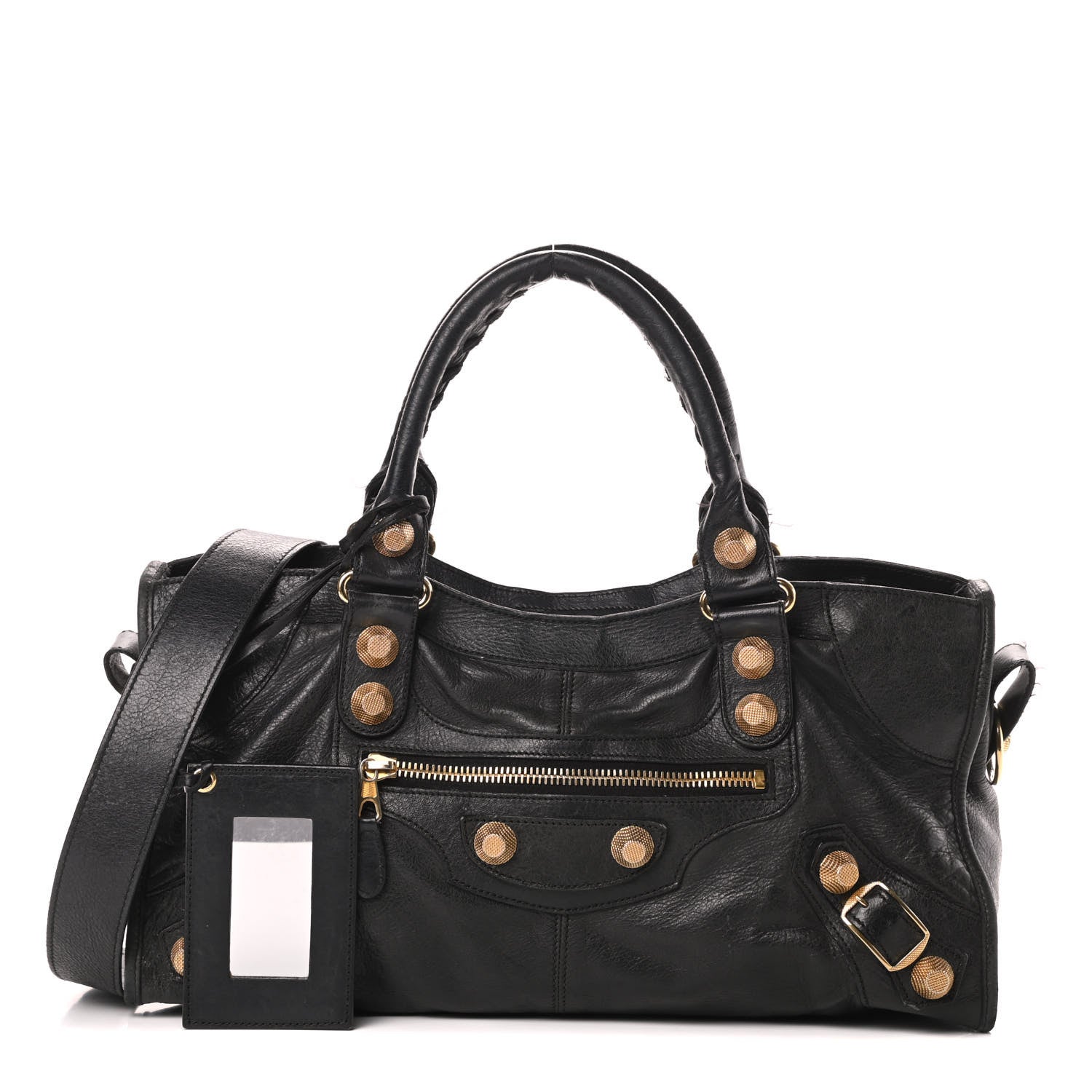 Balenciaga Agneau Giant 21 Gold Hardware Part Time Black 1 of 19