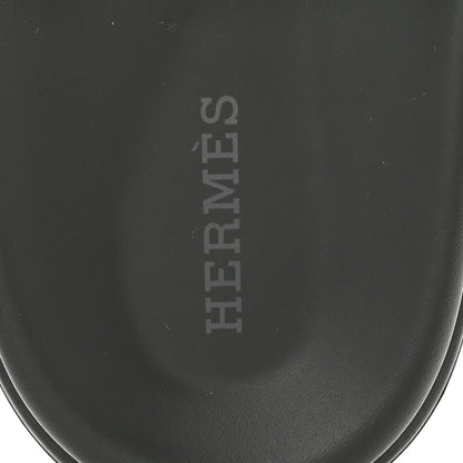 Hermes Metallic Goatskin Womens Chypre Sandals 40 Argent 7 of 10