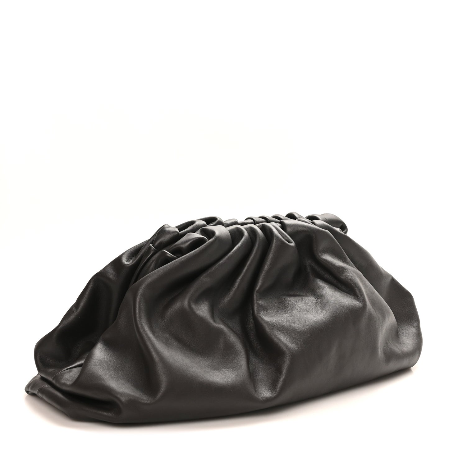 Smooth Butter Calf The Pouch Oversized Clutch Fondant