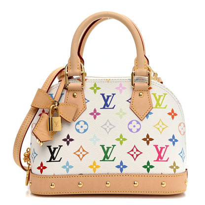 Louis Vuitton LV x TM Monogram Multicolor Alma BB White 1 of 11
