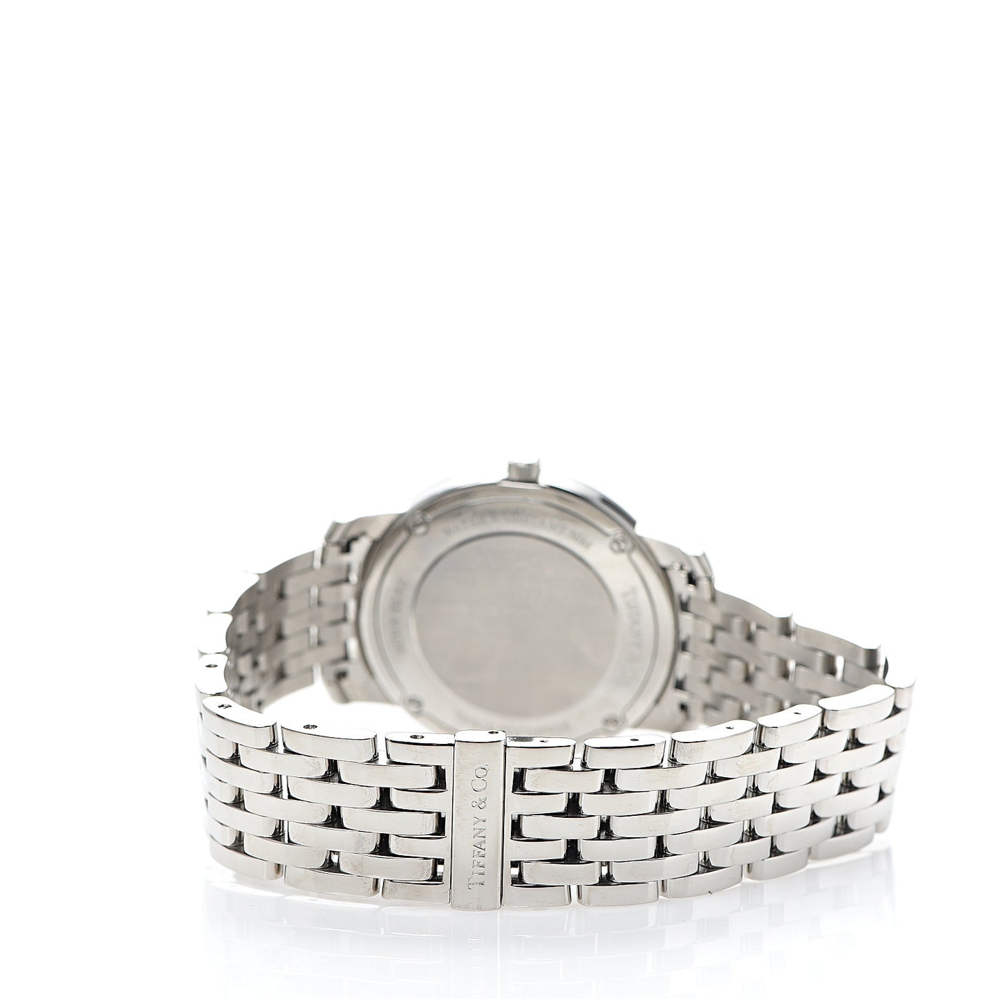 Stainless Steel Diamond Bezel Black Mother of Pearl 37mm Mark Resonator Quartz Watch