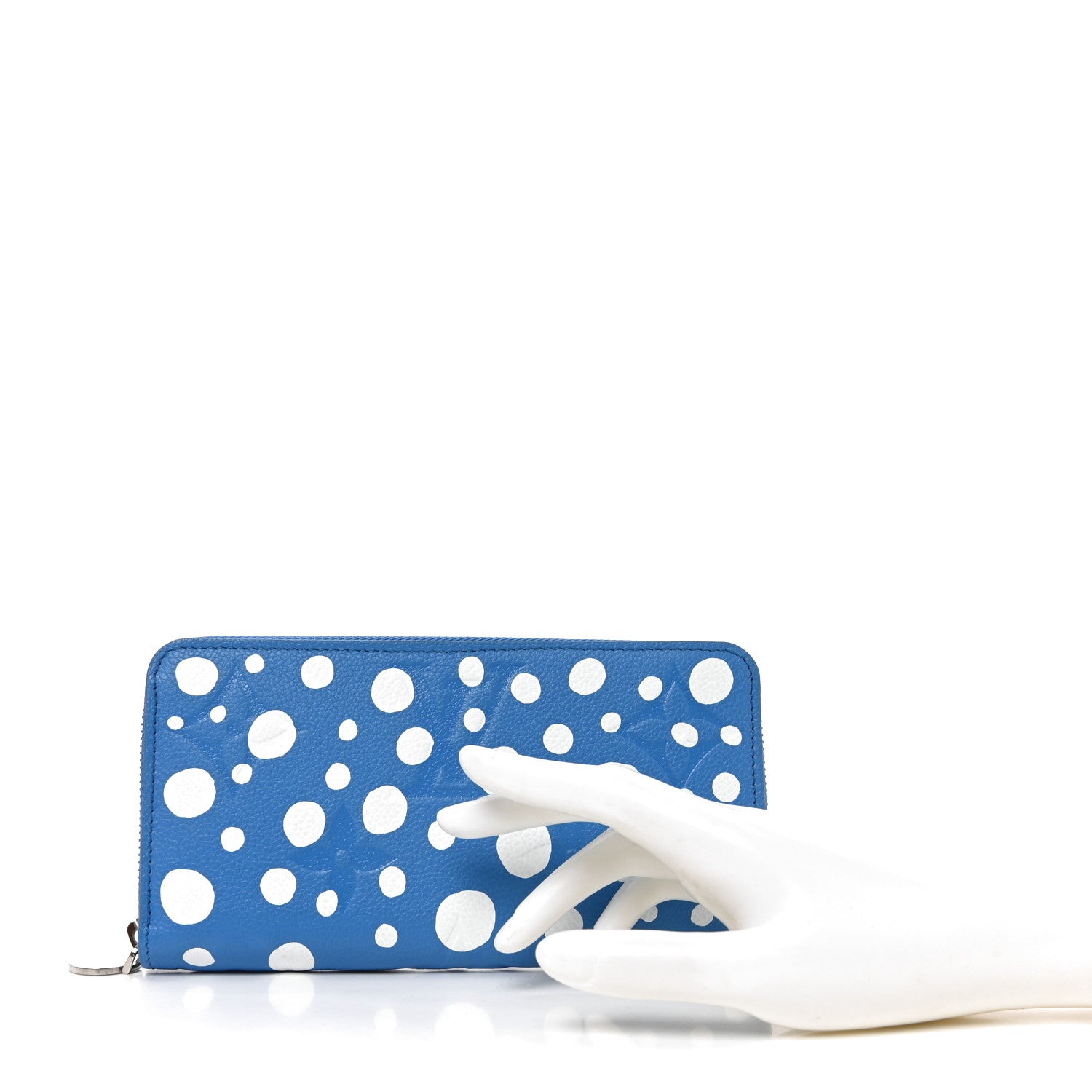 Louis Vuitton LV X YK Empreinte Zippy Wallet Blue White 2 of 6