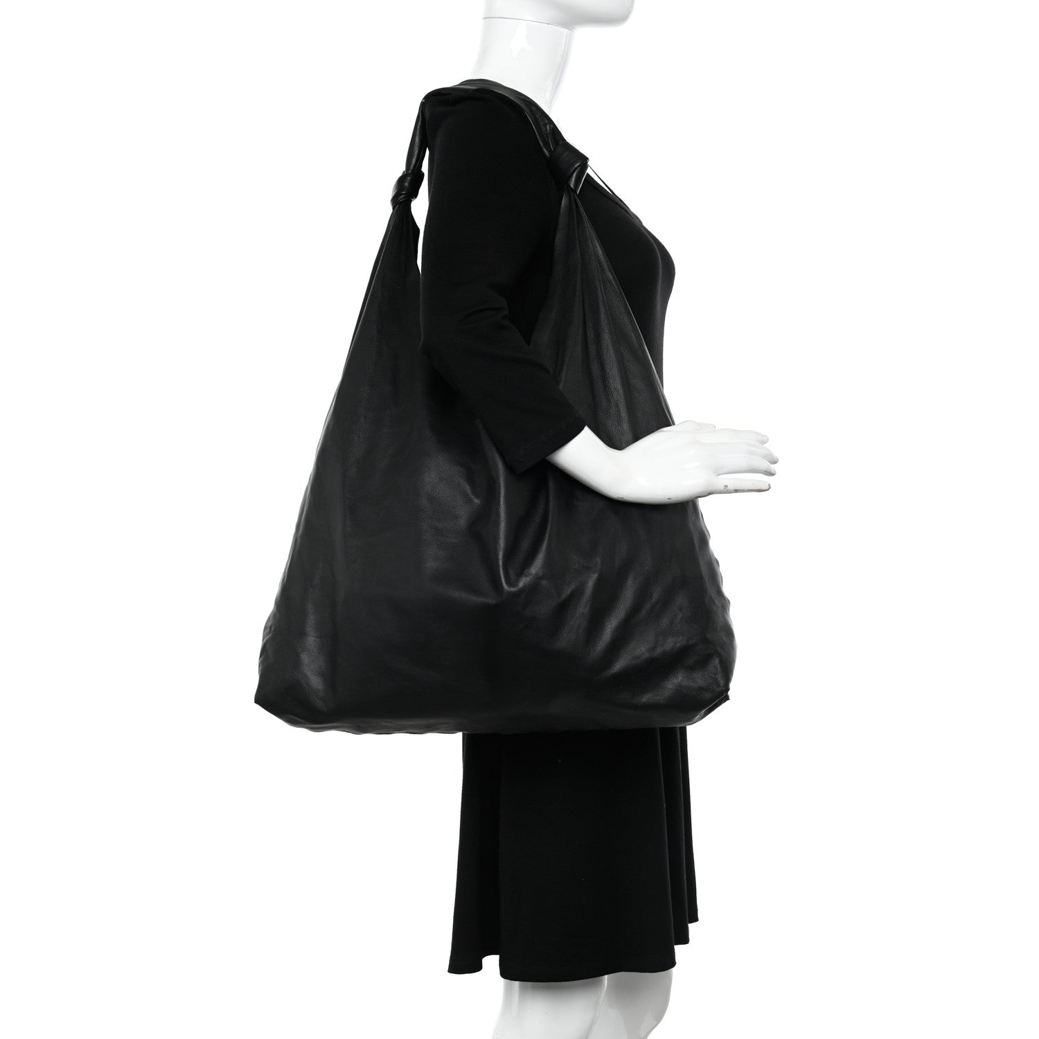 The Row Grained Calfskin Bindle Two Bag Black 2 of 9