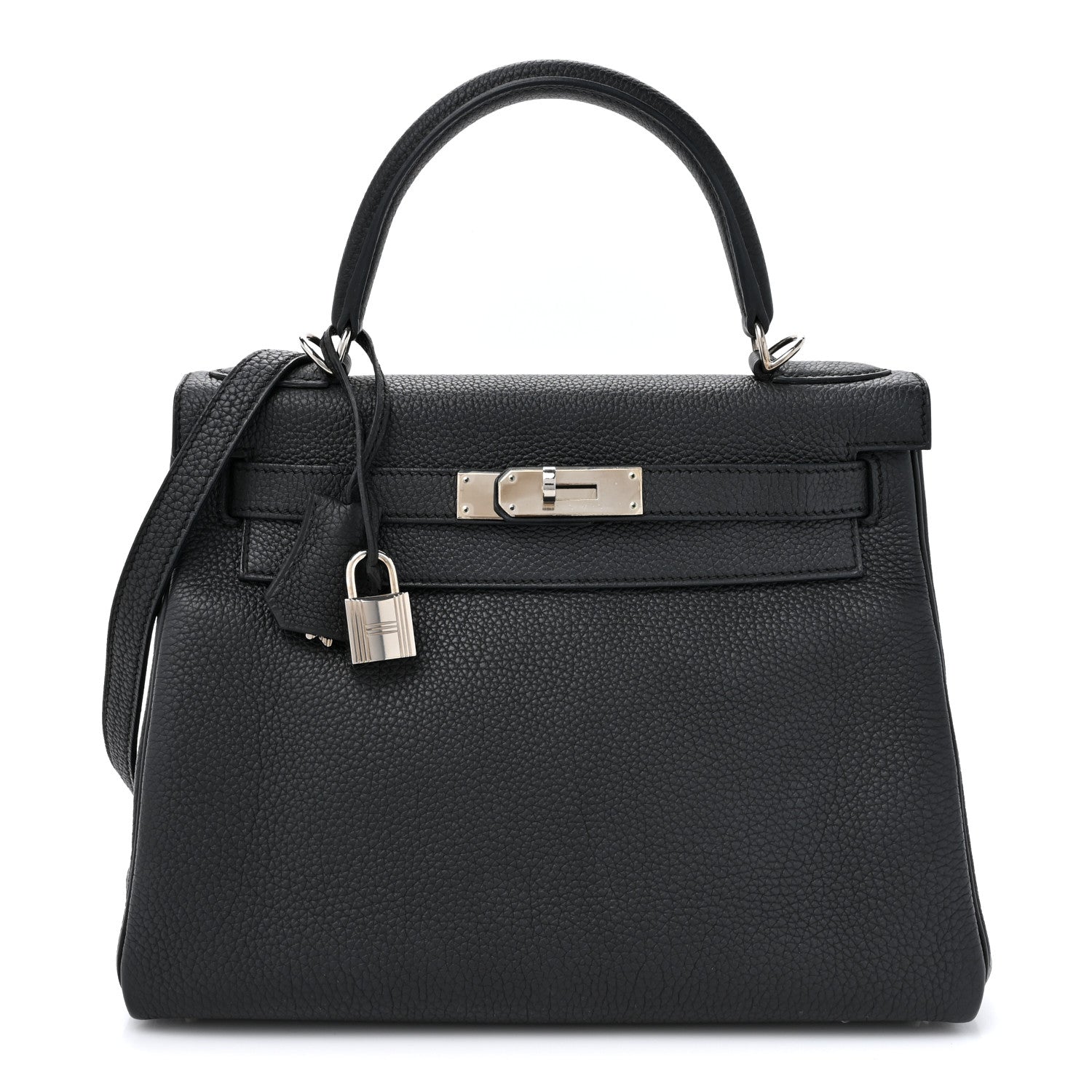 Hermes Togo Kelly Retourne 28 Black 1 of 10