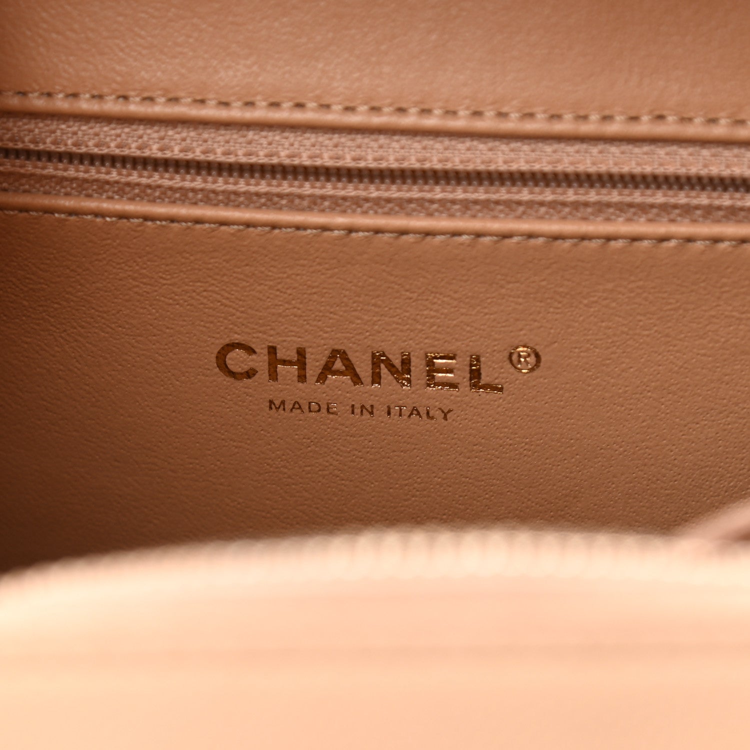 Chanel Caviar Quilted Medium CC Filigree Vanity Case Beige 9 of 13