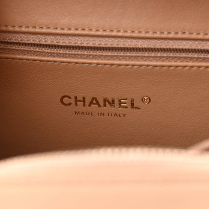 Chanel Caviar Quilted Medium CC Filigree Vanity Case Beige 9 of 13