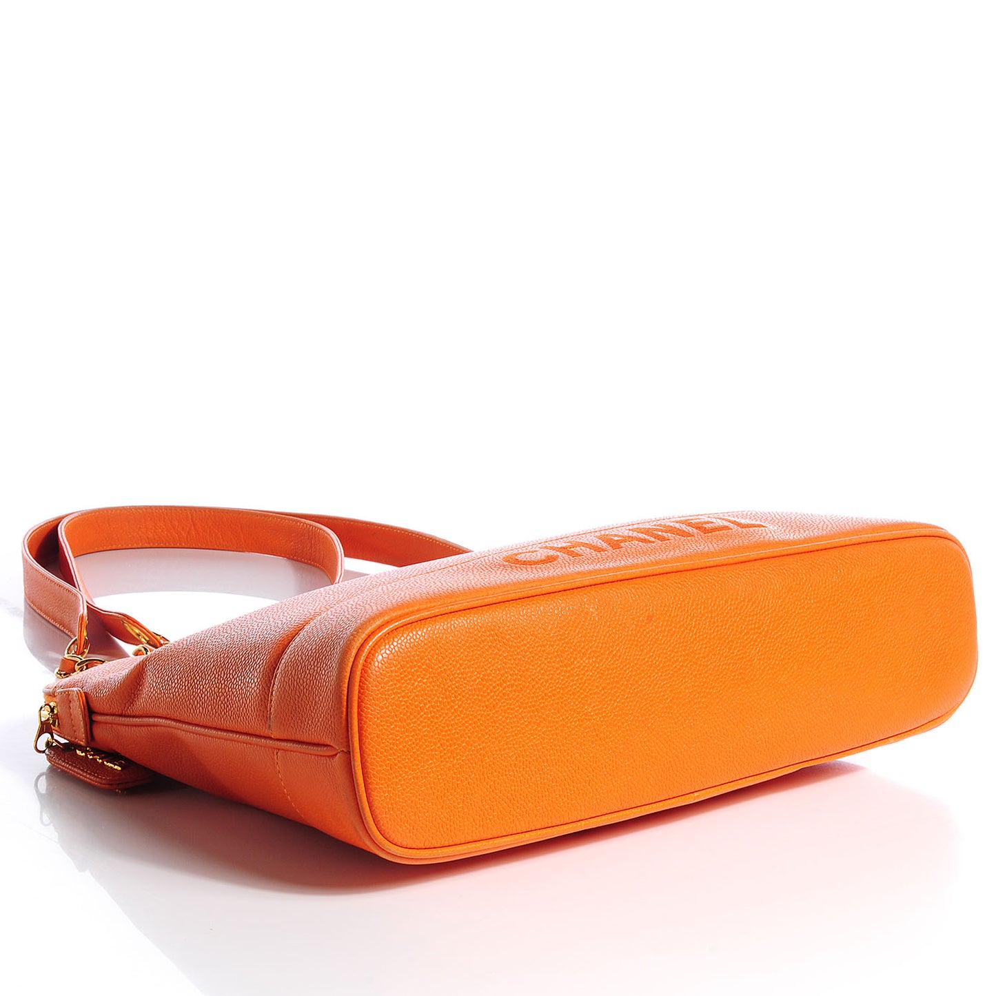 Caviar CC Shoulder Bag Orange
