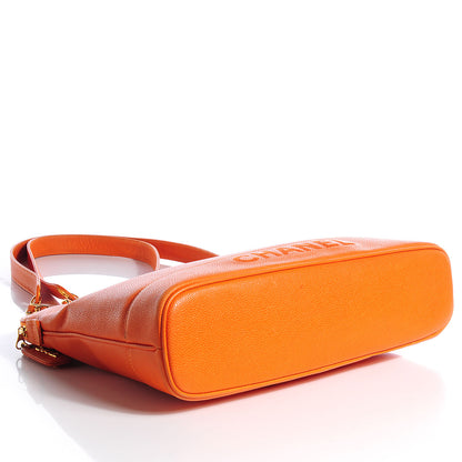 Chanel Caviar CC Shoulder Bag Orange 4 of 9