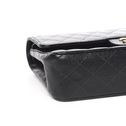 Chanel Caviar Quilted Medium Double Flap Black 7 of 9
