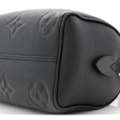 Louis Vuitton Empreinte Monogram Giant Speedy Bandouliere 20 Black 9 of 12