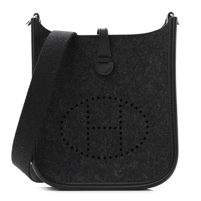 Hermes Feutre Swift Evelyne TPM Gris Moyen Black 1 of 11