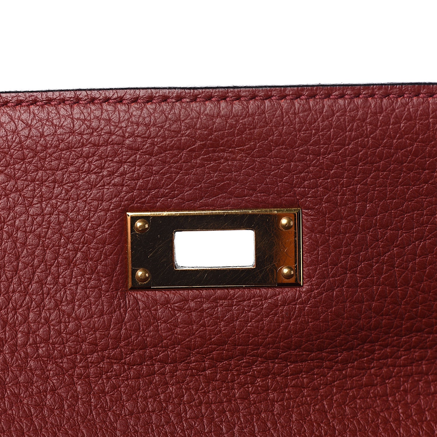 Hermes Taurillon Clemence Retourne Kelly 32 Rouge H 22 of 35