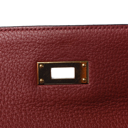 Hermes Taurillon Clemence Retourne Kelly 32 Rouge H 22 of 35