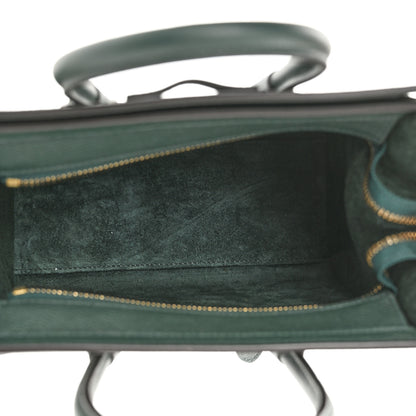 Celine Drummed Calfskin Nano Luggage Amazone 5 of 11