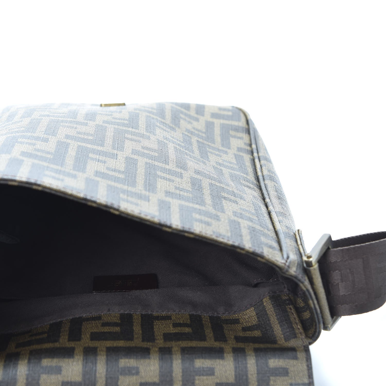 Fendi Zucca Spalmati Messenger Bag Tobacco 4 of 11