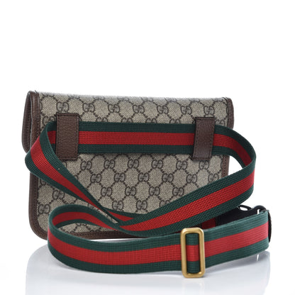Gucci GG Supreme Monogram Neo Vintage Web Belt Bag Brown 3 of 7