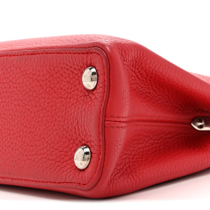 Louis Vuitton Taurillon Capucines BB Scarlet Red 10 of 10