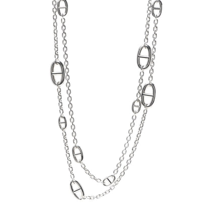 Hermes Sterling Silver Farandole Necklace 120 1 of 5