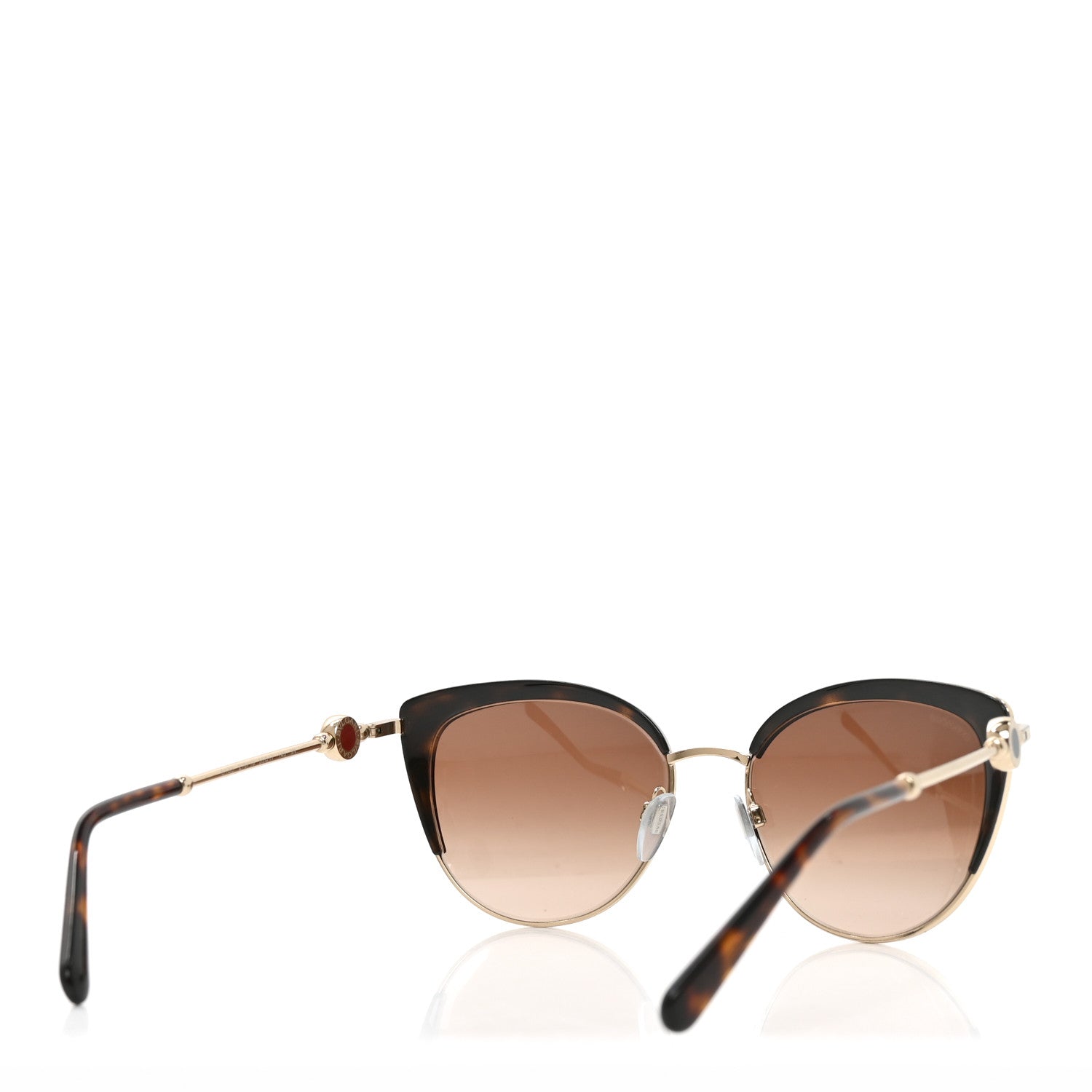 Bulgari Metal Sunglasses 6133 Tortoise Gold 4 of 7