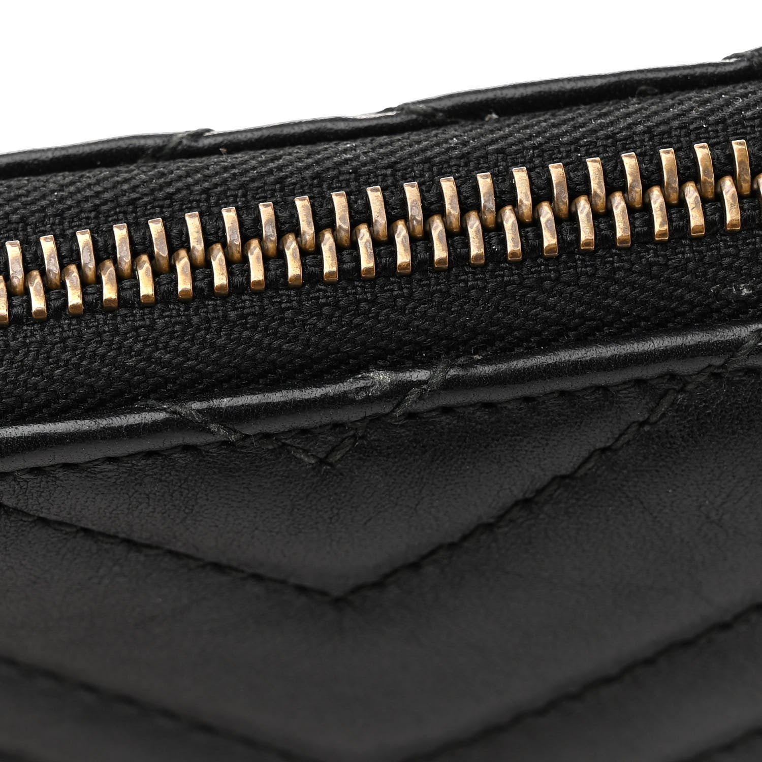 Gucci Calfskin Matelasse GG Marmont Wallet Chain Bag Black 14 of 14